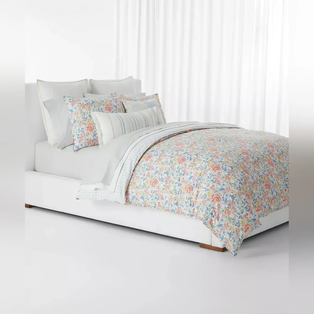 Ralph Lauren FULL QUEEN Macey Floral Duvet Cover Set Shams $300